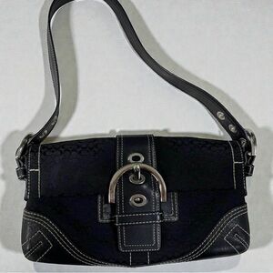 Vintage Coach Soho Mini Signature Demi Flap shoulder bag